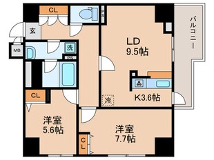 アクロス目黒タワ－の物件間取画像